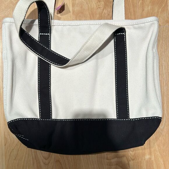 Land's End Canvas tote various colors embroidery pockets key hook Size Medium - Picture 6 of 16